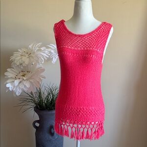 Lilly Pulitzer Sleeveless Crochet Top